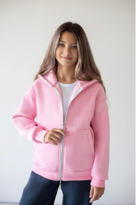 Зіп-худі oversize з капюшоном для дівчат-підлітків